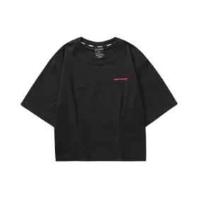 T-shirt casual com estampado “Preto Vermelho”