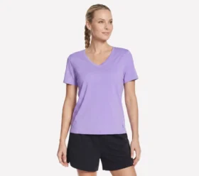 T-shirt com decote em V Pima