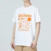 T-shirt com estampado “Branco Laranja”