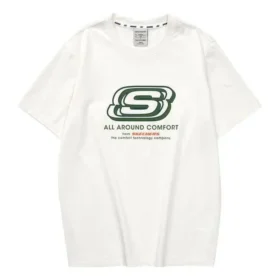 T-shirt com logótipo “Branco Verde”