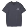 T-shirt com logótipo impresso “Azul-petróleo Branco”