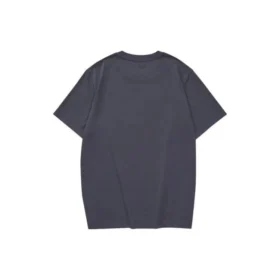 T-shirt com logótipo impresso “Azul-petróleo Branco”