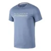T-shirt desportiva com logótipo estampado “Teal White”