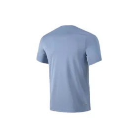 T-shirt desportiva com logótipo estampado “Teal White”