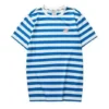 T-shirt às riscas “Azul Branco”