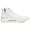 Ténis de cano alto James Goldcrown x Skechers New Moon em sapatos de lona Branco