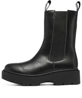 Tênis de cano médio “Preto”