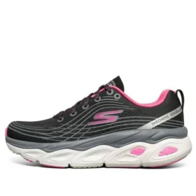 Ténis de corrida de cano baixo com Max Cushioning Preto/Rosa