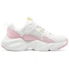 Ténis desportivos “Branco Rosa”