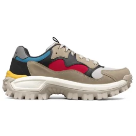 Trekson Low-Top Castanho/Vermelho/Azul