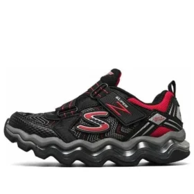 Turbowave Sapatos desportivos de cano baixo antiderrapantes e resistentes ao desgaste Preto Vermelho