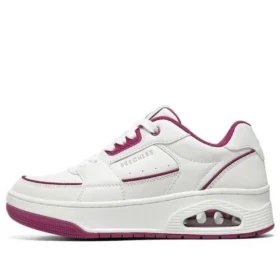 Uno Court – Sapatos de estilo Court “Branco Vermelho”
