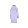 Vestido longo com estampado da série Performance “Roxo Branco Preto”