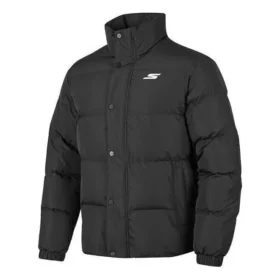 Waterproof Casaco com letras impressas “Preto”